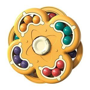 1 Piece of Spinner Magic Bean Rotating 3D Assorted Color